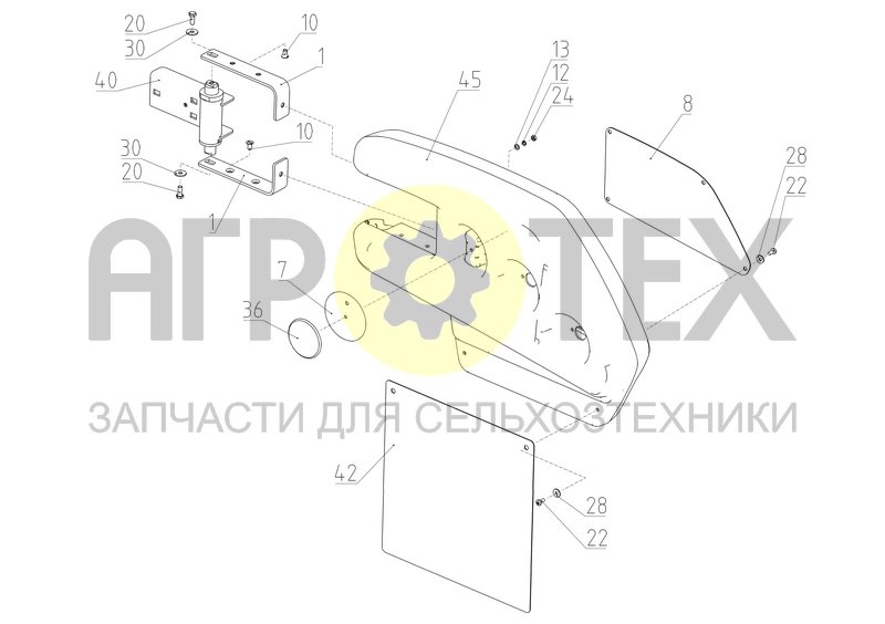 Чертеж Кронштейн (161.56.21.100-01)